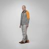 Maglietta Salewa NXT HYB 1/2 ZIP (quiet shade) Uomo