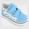 Old Skool V COLOR THEORY CHECKERBOARD (Heritage blue) vauvan kengät [1-4 vuotta] Vans