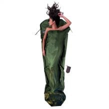 Sengetøy COCOON Silk-Mummy (mørk olivengrønn)