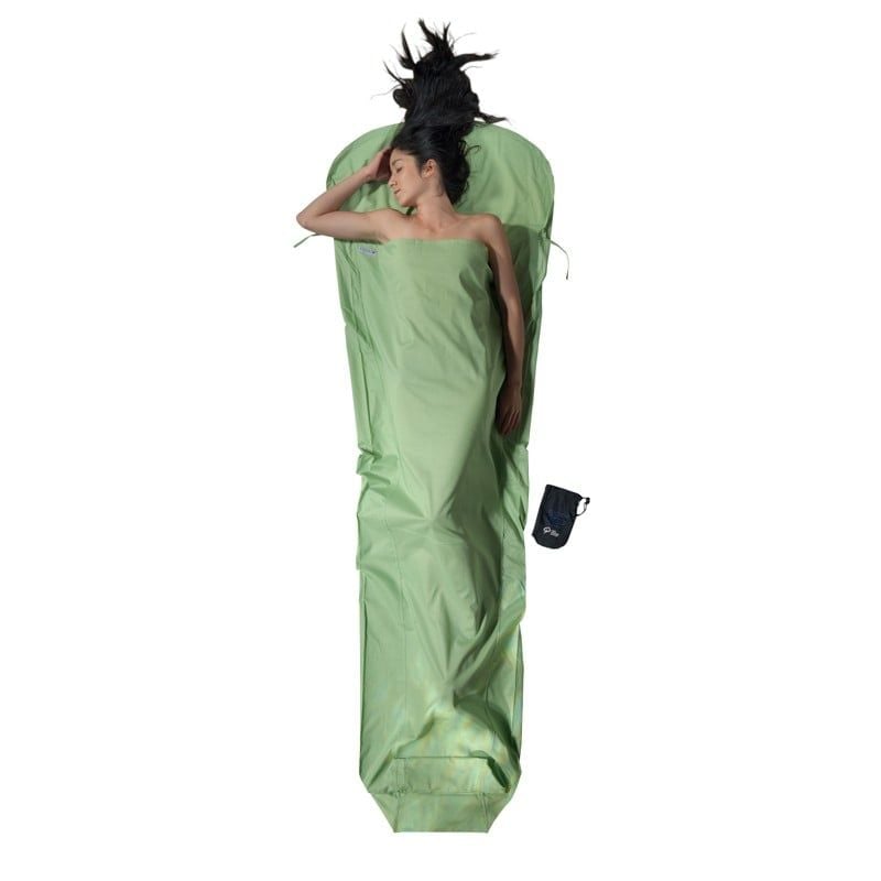 Lenzuolo a pieghe COCOON Cotton Org-Mummy (tonalità foresta)