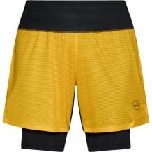 Pantalones cortos de trail La Sportiva Pantalones cortos Ultra Distance M (Amarillo/Negro) Hombre