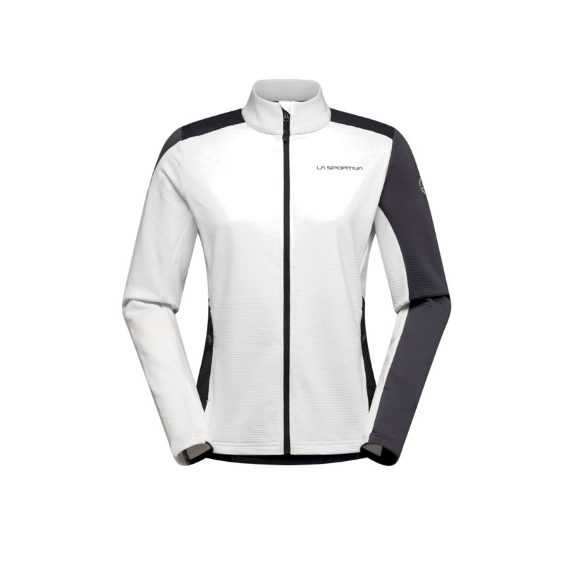 Naisten La Sportiva True North Jkt W (Chalk/Onyx) fleecetakki (liitu/Onyx)