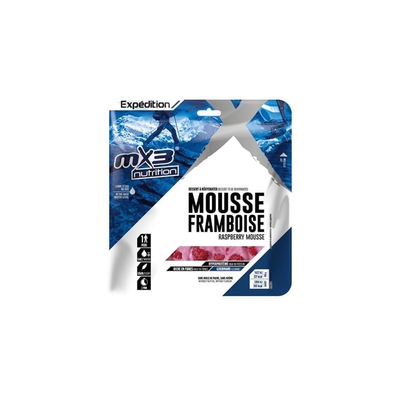 Frysetørket rett MX3 Nutrition Bringebærmousse