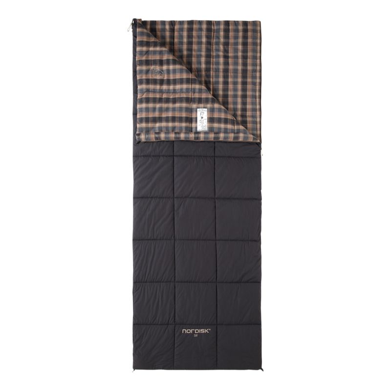 Saco de dormir NORDISK Sif ±0° Blanket Sleeping Bag, M (Obsidian Black)