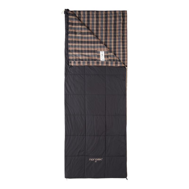 Slaapzak NORDISK Sif +10° Deken Slaapzak M (Obsidian Black)