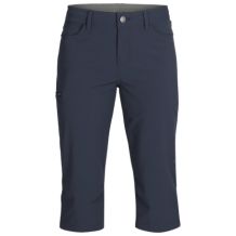 Pantalones Outdoor Research Ferrosi Capris para mujer (azul marino oscuro)