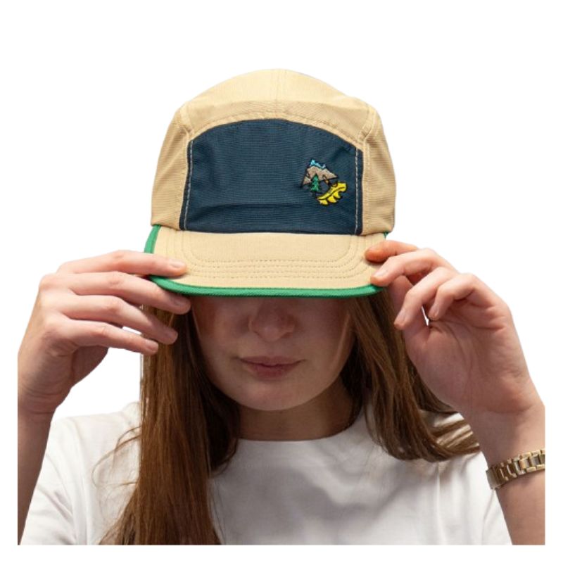 Cap BV sport 5 Panel "DBDB" (grønn/blå)