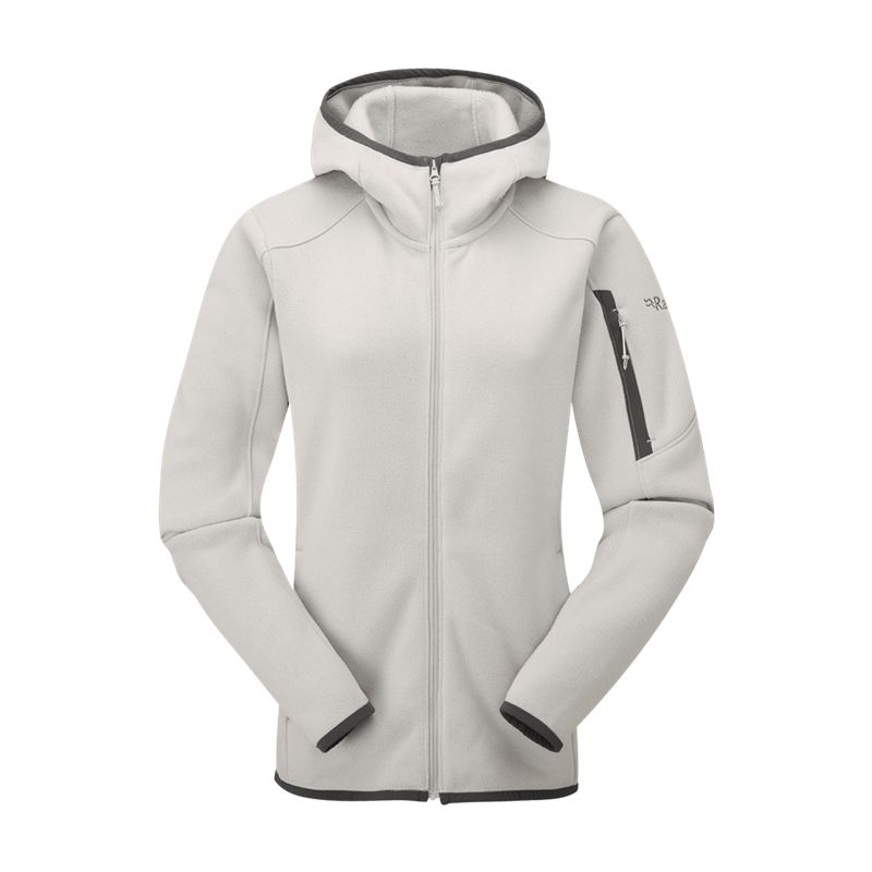 Chaqueta polar Rab Ryvoan Hoody Wmns (Pewter) Mujer