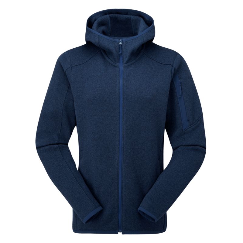 Giacca in pile Rab Ryvoan Hoody Wmns (Deep Ink) Donna