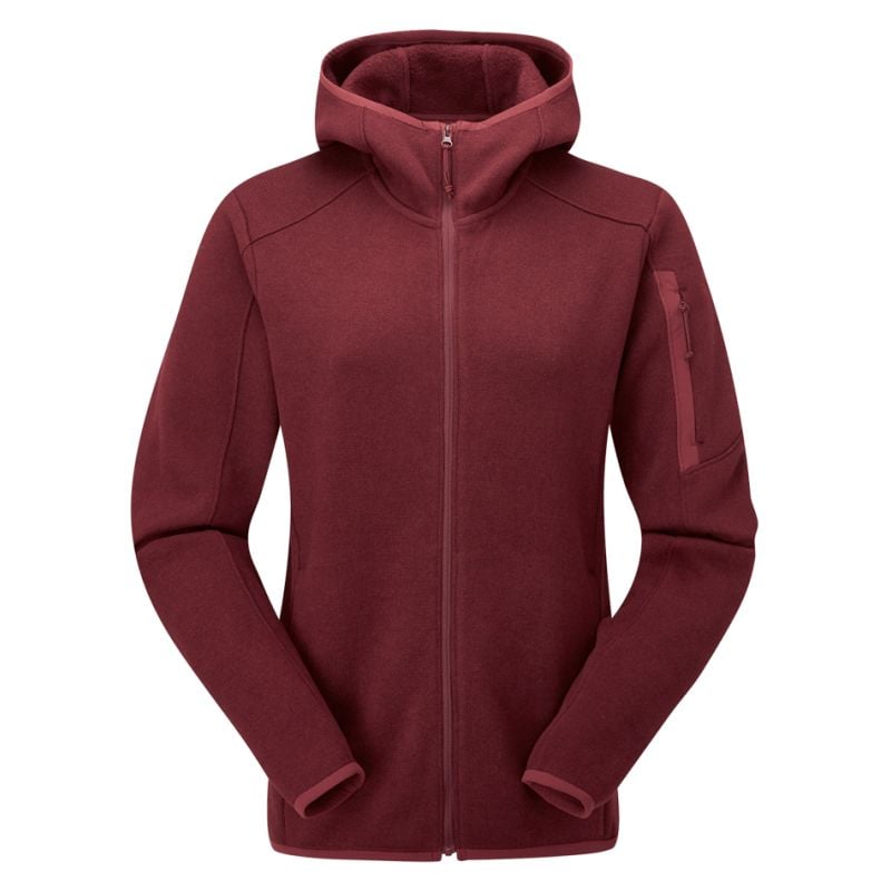 Giacca in pile Rab Ryvoan Hoody Wmns (Deep Heather) Donna