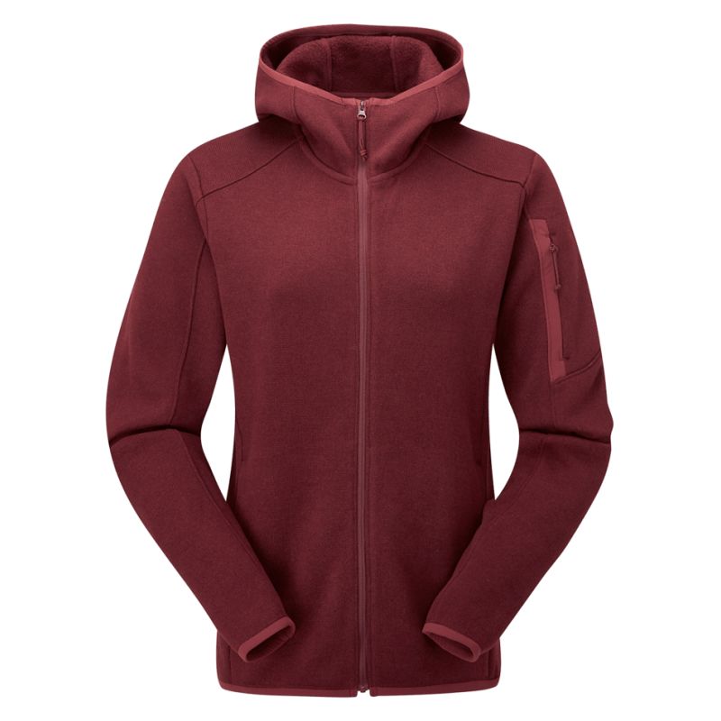 Fleecetakki Rab Ryvoan Hoody Wmns (Deep Heather) Naisten Fleecetakki Rab Ryvoan Hoody Wmns (Deep Heather) Naisten