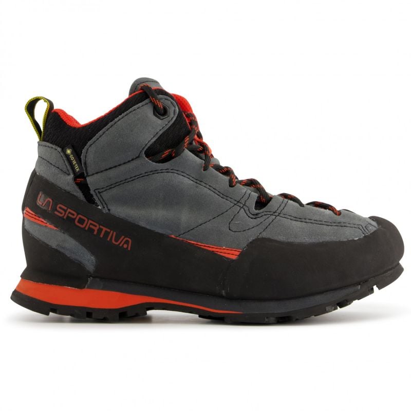 Zapatos de aproximación La Sportiva Boulder X Mid (Carbon/Flame) Unisex
