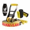 Kit Slackline GIBBON Bananalama - 15m (Jaune/Noir)