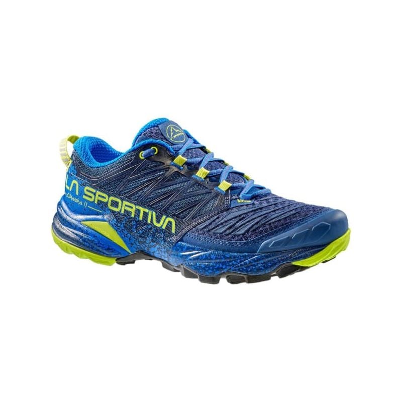 Zapatillas de trail La Sportiva Akasha II (Storm Blue/Lime Punch) Hombre