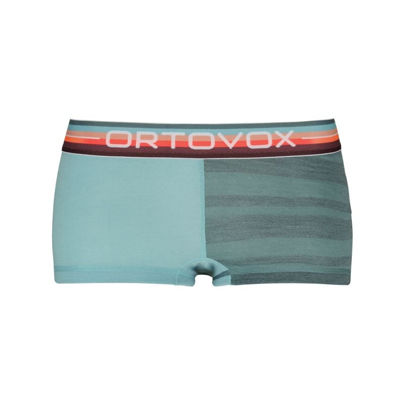 Damesboxer Ortovox 185 ROCK'N'WOOL HOT PANTS W (poolgrijs)