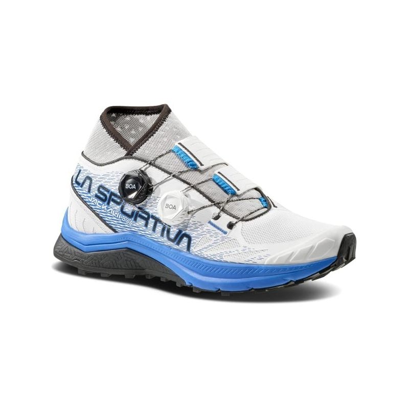 Trailschoenen La Sportiva Jackal II Boa (Wit/Elektrisch Blauw) Heren