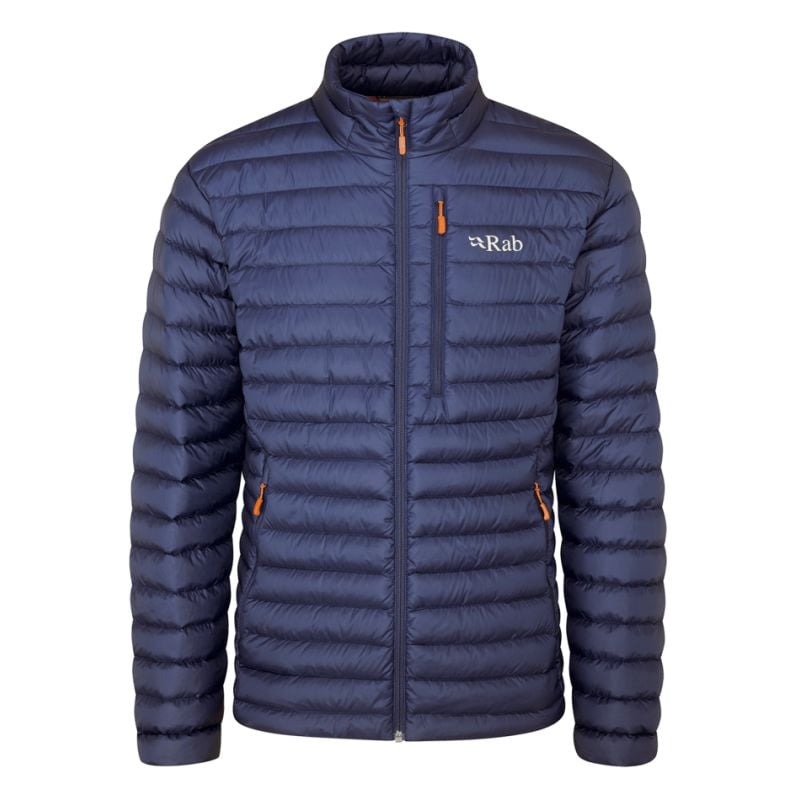 Down Jacket Rab Microlight Jacket Deep Ink (Deep Ink/Marmolada) Men