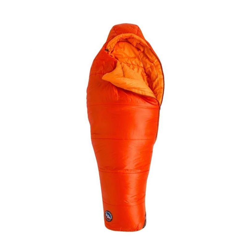 Saco de dormir para niños Big agnes Little Red 20 (FireLine Core Eco) IZQUIERDA (Cherry Tomato/Tangelo)