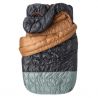 Saco de dormir Big agnes King Solomon 20 (650 RDS DownTek) 40 DOBLE ANCHO (Asfalto/Verde chino)