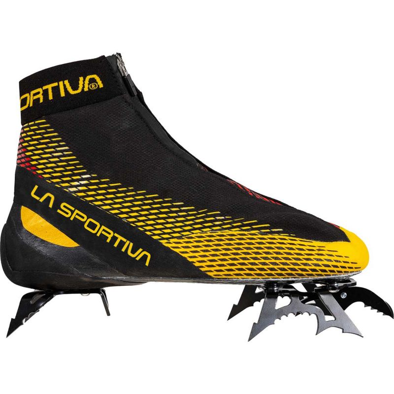 Pies de gato La Sportiva Mega Ice Evo (Negro/Amarillo)