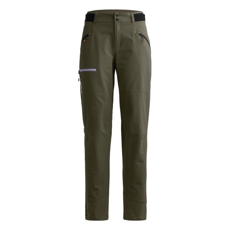 Byxor för kvinnor Ortovox SECEDA SOFTSHELL PANTS W (Vilda örter)
