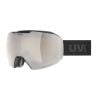 Skimasker Uvex EPIC ATTRACT (zwart dl/FM zilvergeel)