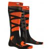 Miesten X-Socks Control 4.0 hiihtosukat (ANTHRACITE MELANGE/X-ORANGE)