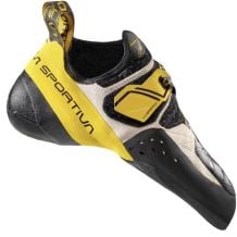 Chaussons d'escalade LA SPORTIVA Solution (White/Yellow) Homme 