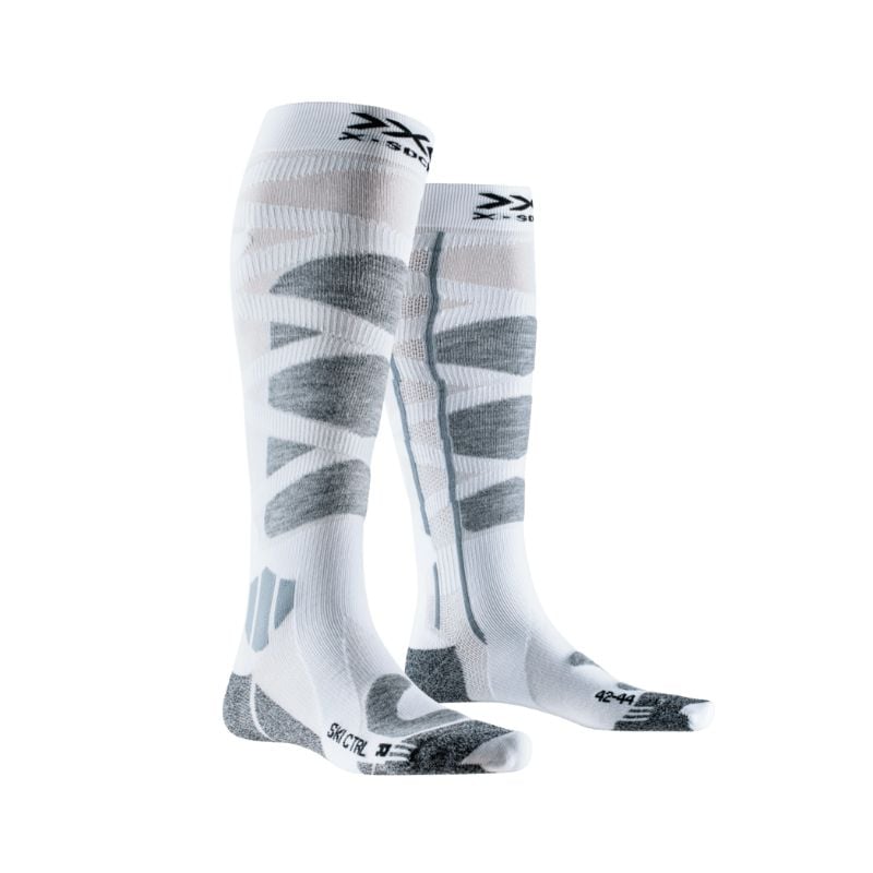 X-SOCKOR SKI CONTROL 4.0 W002 ARCTIC WHITE / PEARL GREY