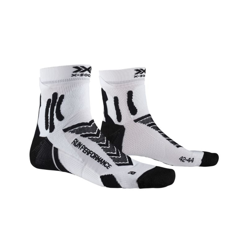 X-SOCKS RUN PERFORMANCE löparstrumpor (OPAL BLACK/ARCTIC WHITE)