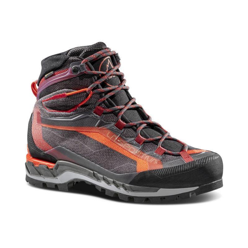 Vuorikiipeilykengät La Sportiva Trango Tech Woman GTX (Carbon/Cherry Tomato) Naisten kengät