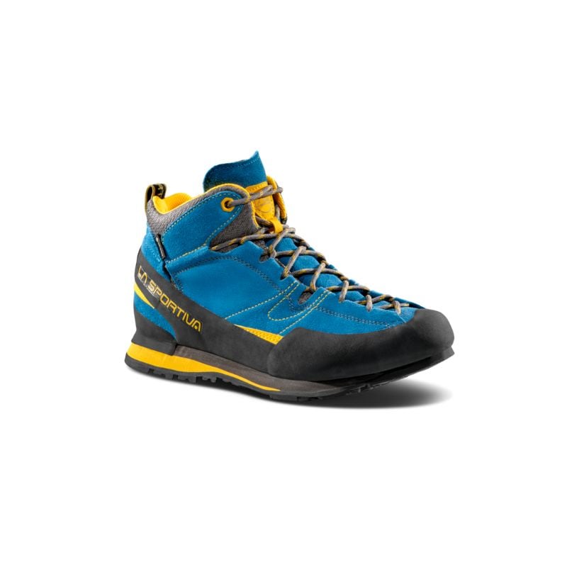 Boulder X Mid GTX (Blå/Gul) Vandringskängor för herrar