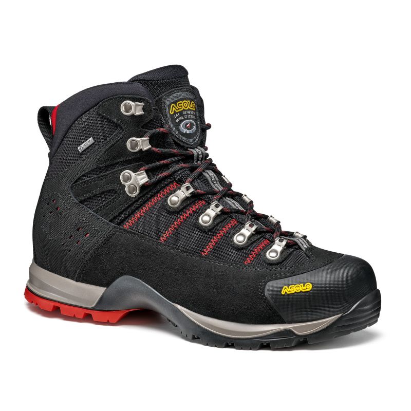 Miesten vaelluskenkä Asolo FUGITIVE GTX MM (musta/punainen)