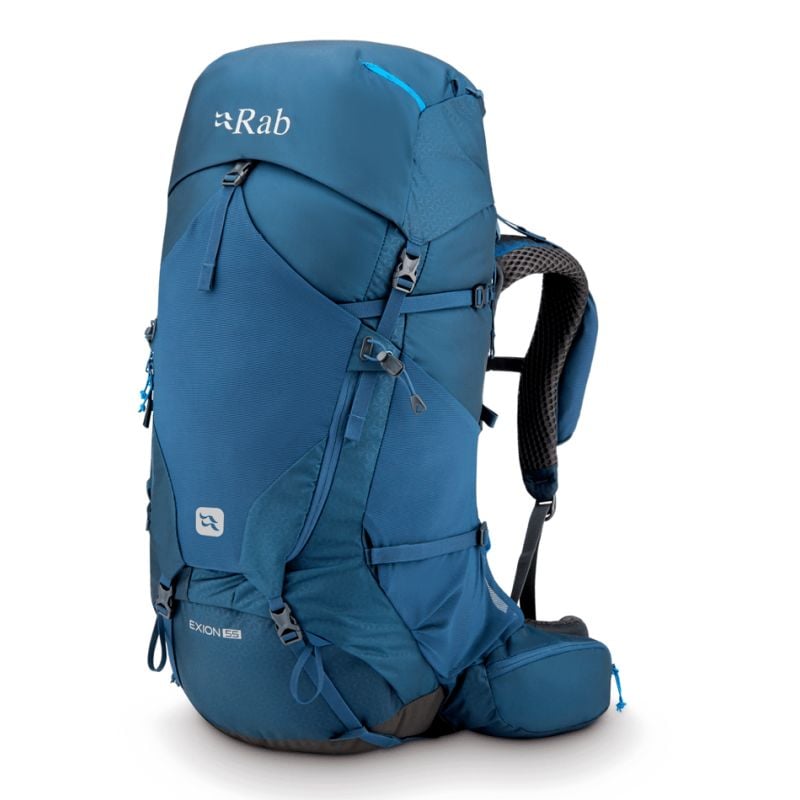 Vandringsryggsäck Rab Exion 55 (Tempest Blue)