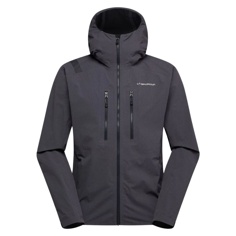 Waterdichte jas La Sportiva Helixir Shell Jkt M (Onyx/Chalk) Heren