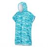 AFTER ESSENTIALS Poncho Ocean - Blå ()