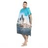 AFTER ESSENTIALS Mikrofleece-Poncho - California ()