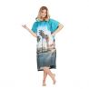 AFTER ESSENTIALS Poncho i mikrofleece - Kalifornien ()