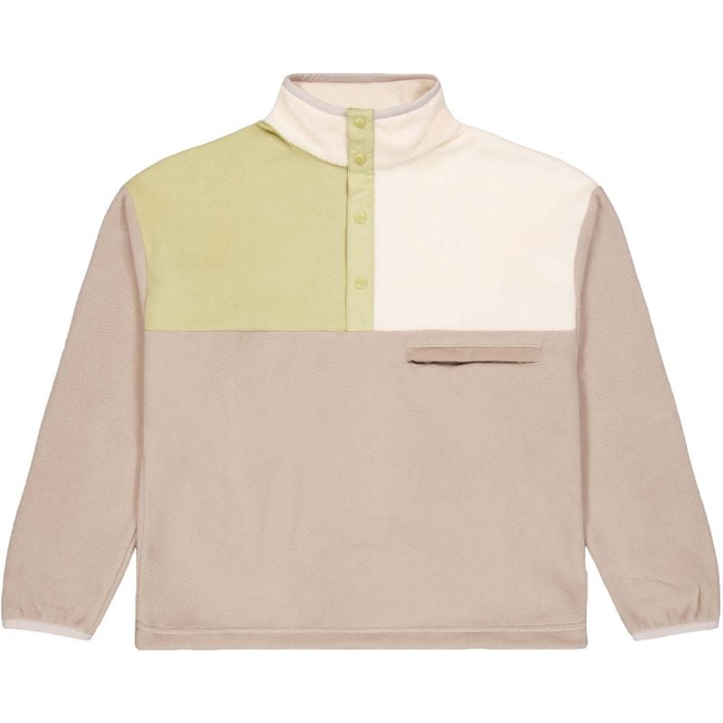 Polaire PICTURE ARCCA W 1/4 FLC (C Roebuck Hemp Vanilla) Femme