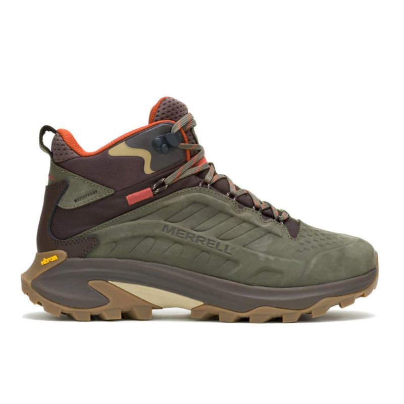 Wandelschoenen Merrell MOAB SPEED 2 LTR MID WP (OLIVE) Heren