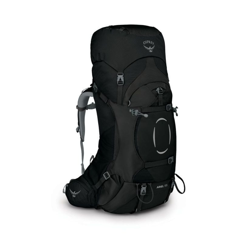 Tursekk for kvinner Osprey Ariel 55 (Svart)