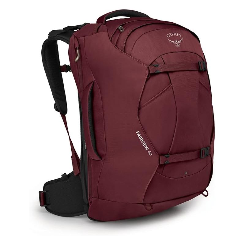 Travel bag Osprey Fairview 40 (Zircon Red) Women's