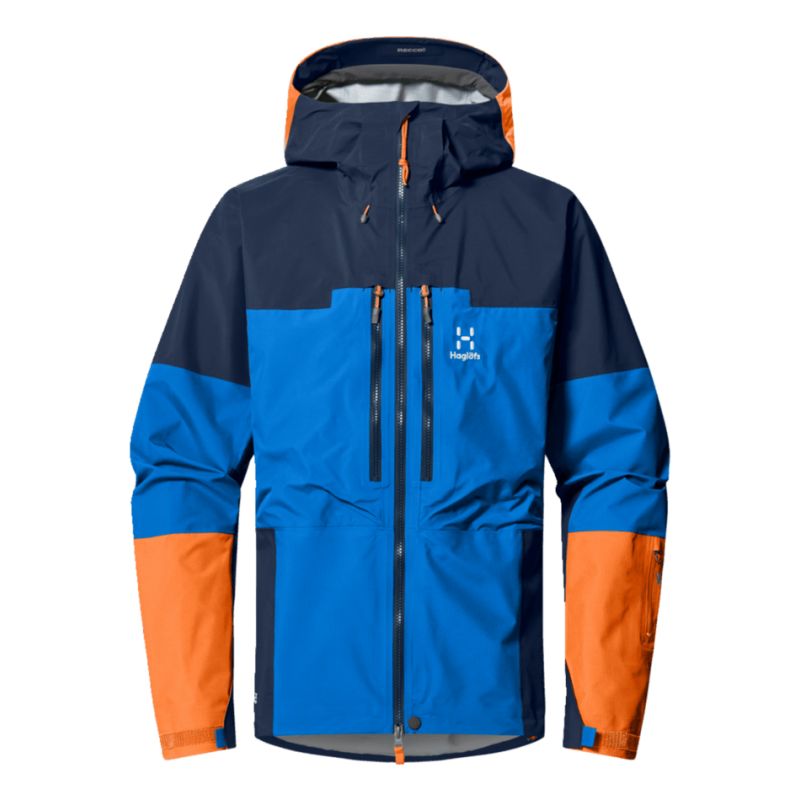 Chaqueta HAGLOFS Spitz GTX Pro Hombre (Azul eléctrico/Azul hilo) Chaqueta impermeable para hombre
