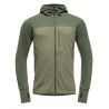 Chaqueta con capucha para hombre Devold EXPLORER MERINO HOODED JKT MAN (FOREST/LICHEN)