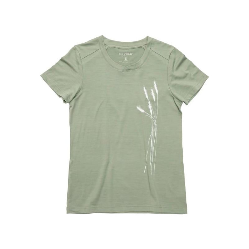 T-shirt Devold PREMIUM "OATS" TEE WMN (FOG) Dam