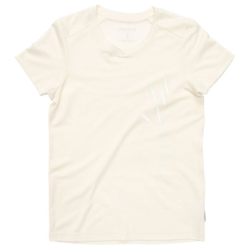 T-shirt DEVOLD PREMIUM "OATS" TEE WMN (WHITE) Femme 