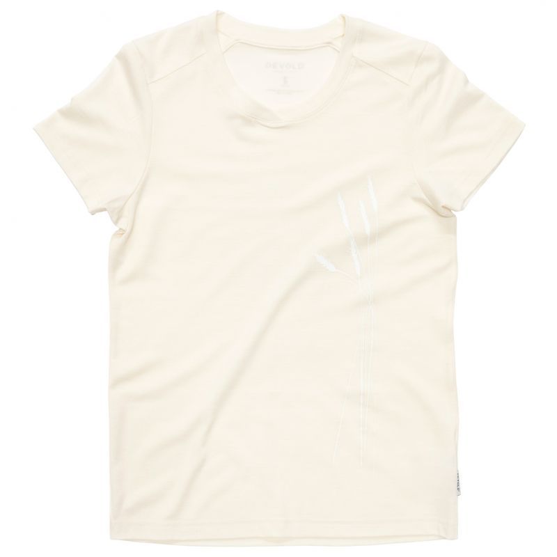 T-shirt Devold PREMIUM "OATS" TEE WMN (WHITE) Kvinna