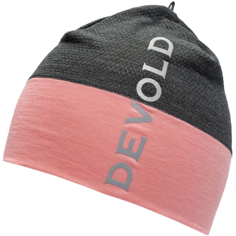 Devold RUNNING MERINO 130 BEANIE (APRICOT) Unisex hat
