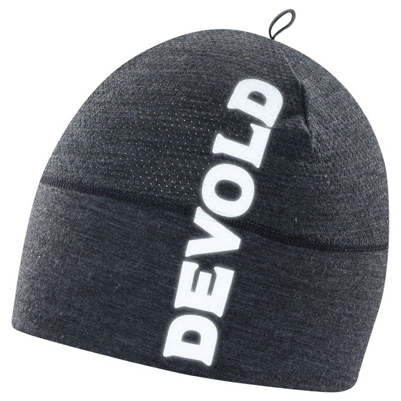 Devold RUNNING MERINO 130 BEANIE (ANTHRACITE) Unisex pipo
