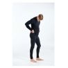 RUNNING MERINO COVER ZIP NECK MAN CAVIAR
